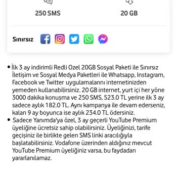 Vodafone Özel Paket Karmaşası