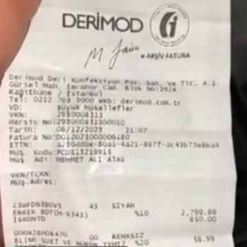 Derimod Hassasiyet Gösterilmeyen Müşteri Hizmetleri