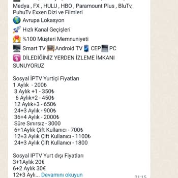 Sosyal IPTV İnternetten IPTV Hizmeti Mağduriyeti