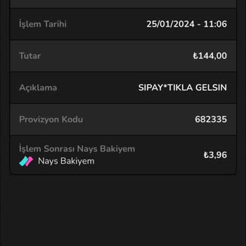 Tıkla Gelsin Ücret Aldı Ama Sipariş Onaylanmadı
