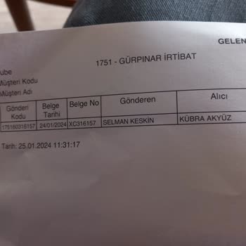 Yurtiçi Kargo Usulsüz İşlem Yapılması