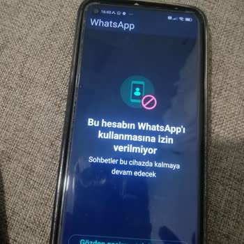 WhatsApp Numara Kullanamaz Hatası