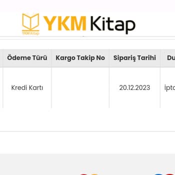 Ykmkitap İptal Ettiğim Siparişin Ücret İadesi Yapılmadı