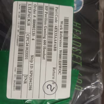 HP Kulaklık Arıza Değişim Yapılmadı