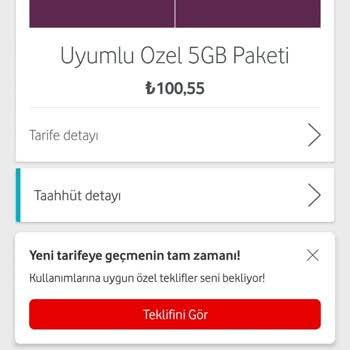 Vodafone Faturalı Tarifenin Aşırı Zamlanması Ve Haksız Fiyat Değişimi