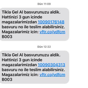 Vodafone Rezerv Numara Şikayeti