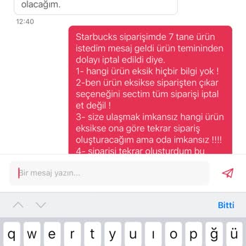 Yemeksepeti Nin Saygısızlığı İlgisizliği Ve Starbucks