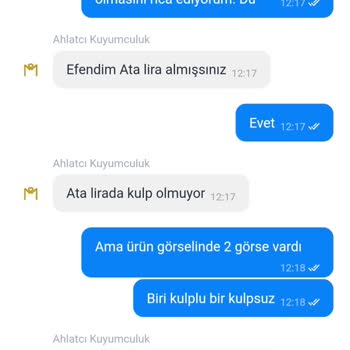 Ahlatcı Kuyumculuk Tüketiciyi Aldatıcı Satıcı Davranışı