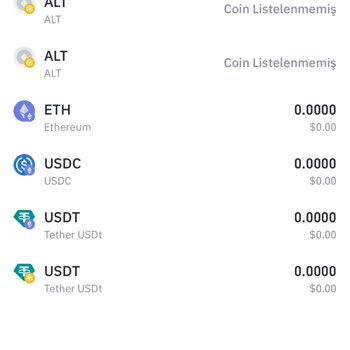 Web3 Cüzdan Listelenmemiş Coin Hatası