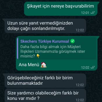 Skechers Ürününün Arkasında Değil