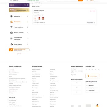 Migros Tek Taraflı Sipariş İptali