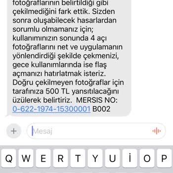 GetirAraç İkaz Edilmeden 500 TL Ceza Kesilmiş