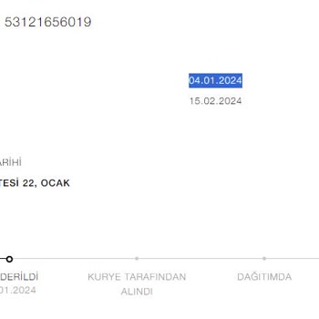 Zara Ürünüm 21 Gündür Gelmedi.