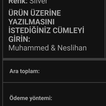 B&G Store İtalyan Bileklik Yazı Hatası