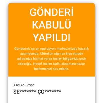 AGT Kurye Paketimi Getirmiyor