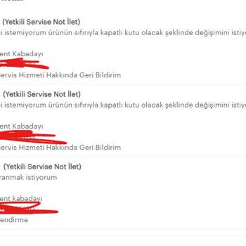 Arçelik Buzdolabı Değişim Yapmıyor