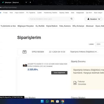 Vatan Bilgisayar Kargo Hizmeti Kalitesizliği