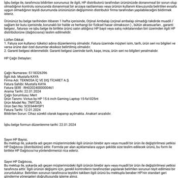 Teknosa Arızalı Ürün İade Zorluğu