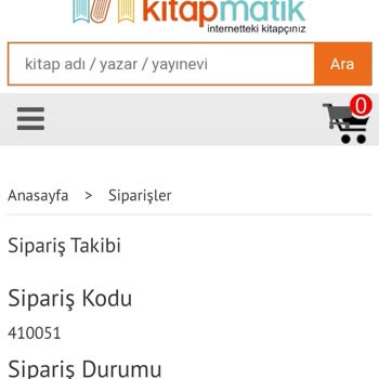 Kitapmatik.com.tr Gönderilmeyen Siparişin Geri Ödemesi Yapılmadı