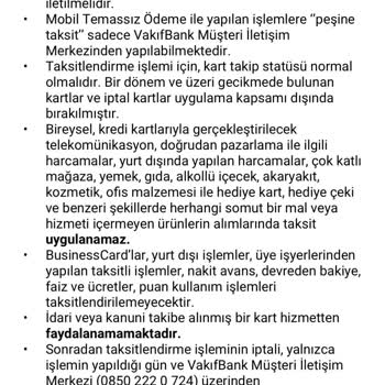 VakıfBank Cepte Kazan Hüsranlığı
