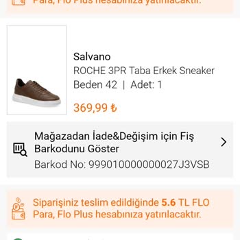 FLO Ayakkabı Kargolanmayan Siparişler Var