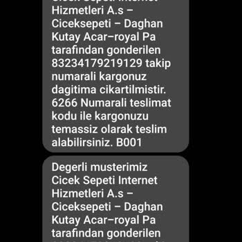 Sürat Kargo Nevşehir Şubesi Şikayet