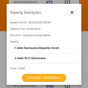 Saka Su'da İptal Ve İade Karmaşası!