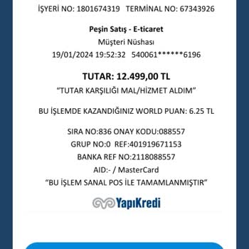 Amazon İnternet Üzerinden Alışverişte Yaşanan Sorun