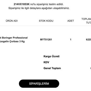 Kent Boringer Sitesinden Online Sipariş Geçmeyin
