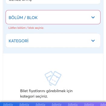 Biletix Buz Adası Pisti İçin Bilet Alamıyorum