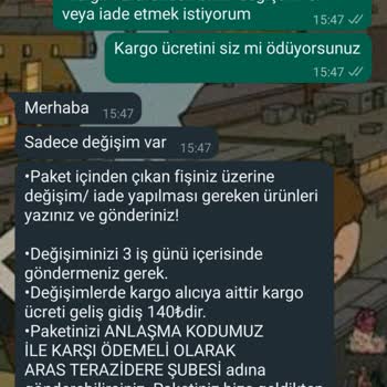 Outfitman Ücret İadesi Yapmıyor