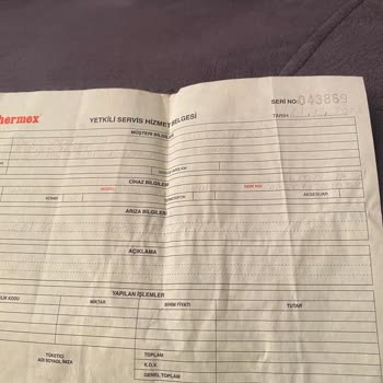 Thermex Satış Sonrası Hizmet Mağduriyeti