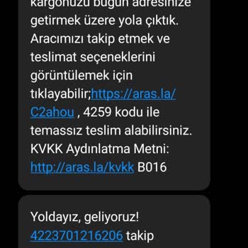 Aras Kargo Ürün Teslimat Yapmıyor!