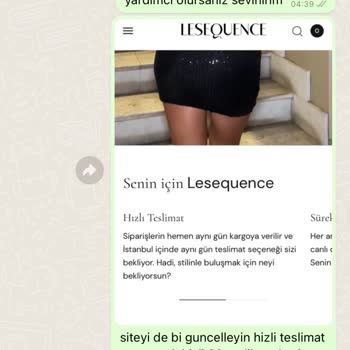 45 Gündür Ürün Veya İade Bekliyorum Lesequence Geri Dönüş Yapmıyor