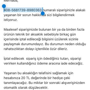 Amazon Siparişimi Günler Sonra İptal Etti