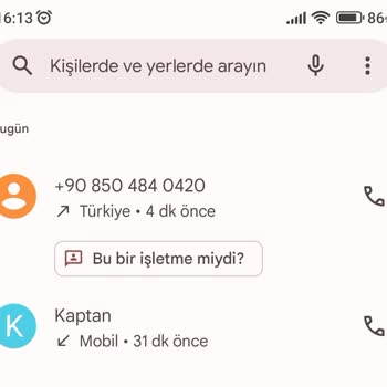 0850 484 04 20  Sahte Numara İle Arama