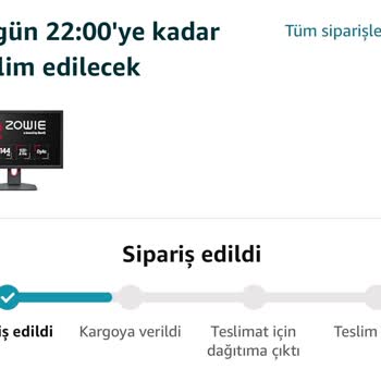 Amazon Stoktan Dolayı Sipariş İptali