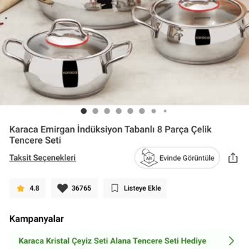 Karaca Züccaciye Mağaza Tencere Seti İade Sorunu