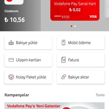 Vodafone Net Ev İnterneti Vodafone Pay Sorunu