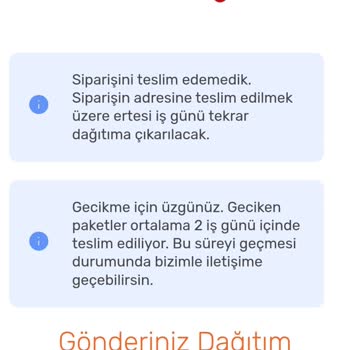 Aras Kargo Teslim Edilmeyen Ürünler