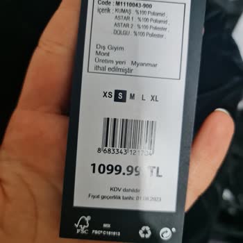 Mavi Hayal Kırıklığına Uğratan Mont Alışverişi!