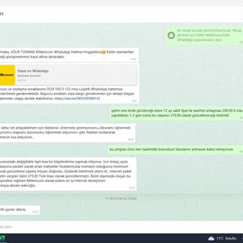 Millenicom Fahiş Fatura Düzenlemesi