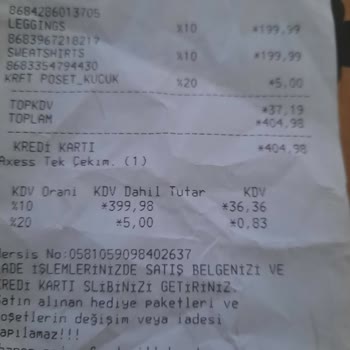 Koton Poşet Ücreti İadesini İstiyorum