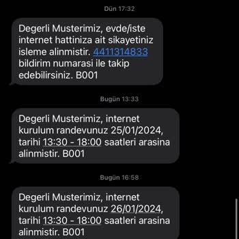 Türk Telekom Evde İnternet İçin Kuruluma Gelmeyip Sürekli Gün Atlıyor.