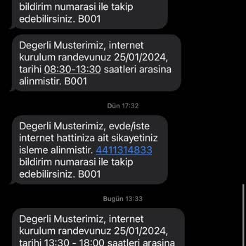 Türk Telekom Evde İnternet İçin Kuruluma Gelmeyip Sürekli Gün Atlıyor.