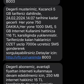 Vodafone Her Seferinde Aldatma