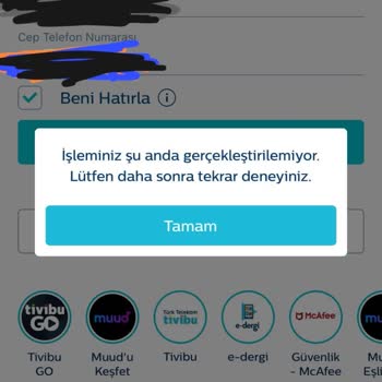 Türk Telekom Online Şifre Vermiyor
