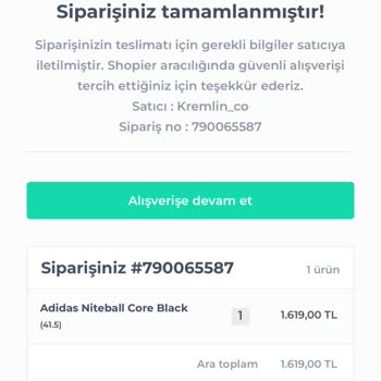 Yanlış Ürün Gönderimi Kremlin.co