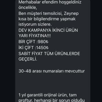 Kramponbest (Instagram) Online Alışverişte Mağduriyet