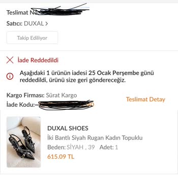 Trendyol Kusurlu Ayakkabı Ve İade Reddiyle Karşılaştım!